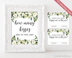Also, show him how you can count the grapes you see from the outside and make a guess based on that the more frequently you do this activity the better your child will be at estimating, a skill that is you could also offer the items in the jar (candy, for example) as a prize for an accurate estimation! Succulents Greenery Bridal Shower Game Printable Guess How Many Kisses Gold Calligraphy Cards Bsg42 Sign Kisses In The Jar Game Party Supplies Paper Party Supplies