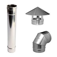 Tube inox diametre 40 : Dinak 80 Mm Simple Pared Acero Inox Leroy Merlin Rumah