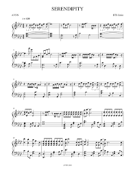 Print And Download In Pdf Or Midi Serendipity Bts Jimin Free Sheet Music For Piano Made By Avnn Free Sheet Music Serendipity Piano Sheet Music