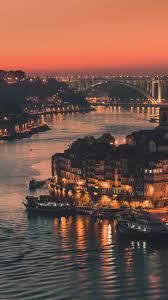 See more porto gaia wallpaper, porto wallpaper, porto portugal wallpaper, fc porto looking for the best porto wallpaper? Portugal Porto Evening Lights River Houses Iphone X 8 7 6 5 4 3gs Wallpaper Download Iwall365 Com