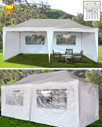 200x180x120cm (l x w x h). Strong Camel 10 X20 Ez Pop Up Wedding Party Tent Pe Folding Gazebo Beach Camping Canopy 4 Wallscarry Bag White Walmart Com Walmart Com