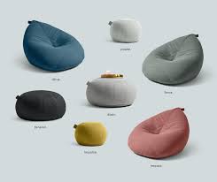 Lujo Koyoto Indoor Beanbag Collection Bean Bag Living Room Bean Bag Chair Soft Furniture