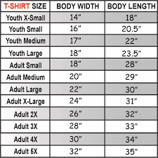 Gildan Youth Shirt Size Chart Toffee Art