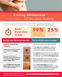 The telemedicine network allows dermatologists and medical professionals to detect skin cancers remotely, even from the other side of the country. Educational And Advocacy Materials War On Melanoma