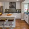 The cost of remodeling a kitchen depends on the current layout, size and condition of the room, as well as the quality of replacement products. 1