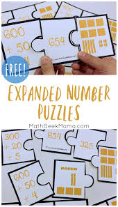 They really do make very good distractions and we think it is much better for your brain to apply graphite to paper then your fingers to the keyboard. Place Value Puzzles To Understand Large Numbers Math Geek Mama