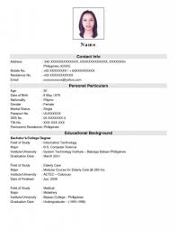 14 Instance Of Resume For Job Utility In Philippines Job Resume Format Resume Format Download Simple Resume Format