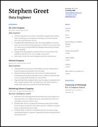 4 data engineer resume examples that