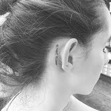 Co Ordinates Coordinates Tattoo Behind Ear Tattoo Small Tattoos