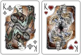 Angels And Demon Playing Cards The Eternal Struggle Between Good And Evil Max Playing Cards Angels And Demons Demon Art Good And Evil