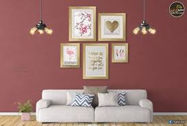 تابلوهات مودرن جاليرى اطار ذهبى سفير ارت للديكور Frames On Wall Gallery Wall Art Gallery Wall