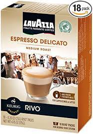 Maybe you would like to learn more about one of these? Lavazza Espresso Delicato Keurig Rivo Pack 18 Count Amazon Com Grocery Gourmet Food