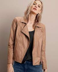 Eileen Fisher Tumbled Leather Moto Jacket Leather Moto Jacket Jackets Eileen Fisher Jacket