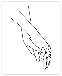 Find illustrations of holding hands. Amazon Com Abstract Holding Hands Line Drawing Wall Art Print 8x10 Unframed Posters For Home Office Bedroom Decor Great Gift Idea Under 15 Handmade