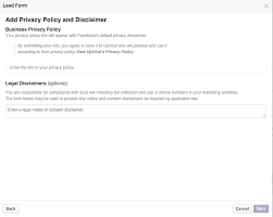 Free Privacy Policy Generator For Facebook Lead Ads
