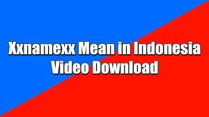 Video bokeh full 2018 mp3 china 4000 download. Xxnamexx Mean In Indonesia Video Download Apk Untuk Android Nuisonk