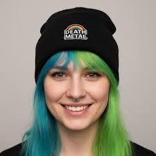 Heavy Metal Font Beanie