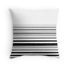 Black And White Striped Throw Pillow Black And White Paint Stripes Throw Pillow By Kierkegaard Black And White Pillows Paint Stripes White Paints