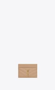 Yves saint laurent card case holder dark pink ysl logo business authentic. Women S Card Holders Cases Zip Pouches Saint Laurent Ysl