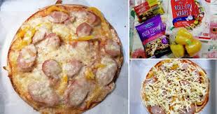 1/4 sdt ragi instan 1/2 sdt gula pasir. Cara Buat Pizza Ekspres Cuma Perlu 4 Bahan Hasilnya Dapat 5 Biji Pizza Guna Wrap Saja Vanilla Kismis