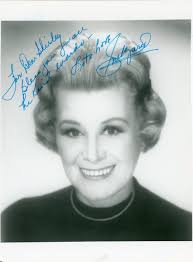 Rose Marie Hand Signed Photograph