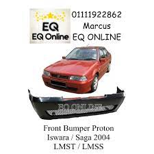 Proton iswara rear bumper varis / syms / evo x style. Proton Iswara Saga 2004 Lmss Lmst Kereta Kebal Front Bumper Pp Plastic Malaysia Bumper Depan Shopee Malaysia