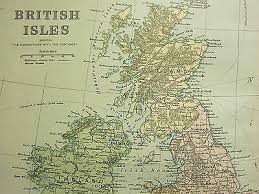 Carta Geografica 1700 Inghilterra Scozia Irlanda Isole Eur 80 00 Picclick It