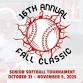 16th Annual Fall Classic Senior Softball Tournament event image
