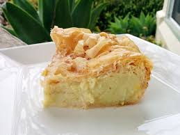 A Vegan Galaktoboureko My Family S Recipe Aquafaba Greek Desserts Baked Dishes