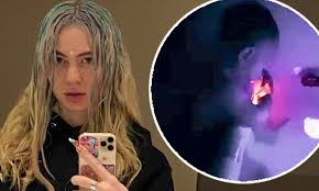 While grimes has said that the æ character in the baby's name is pronounced like. Grimes Invents Bath Rave For Her Six Month Old Son X Daily Mail Online