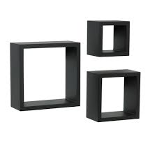 Knape Amp Vogt 4 In X 9 In Floating Black Shadow Box Decorative Shelf Kit 3 Piece 240 Bk The Home De Shadow Box Shelves Shelf Decor Decorative Shelving