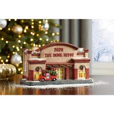 Home Accents Holiday 2020 Canterbury Lane Lighted The Home Depot Store Nm X15290aa The Home Depot Christmas Tabletop Decor Christmas Village Display Christmas Village Houses