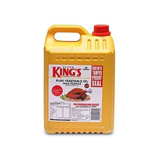 DEVON KINGS VEGETABLE OIL – 4 X 5Litres - Next Cash and Carry