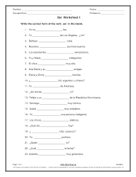 Both verbs ser and estar mean to be, but there's more to it than that. Spanish Ser And Estar Worksheets Spanish Worksheets Beginner Spanish Worksheets Spanish Verbs