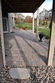 31 Small Paver Patio Ideas Diy Pictures With Fire Pit Tips Building Brick Patterns Patio Patio Under Decks Under Deck Landscaping