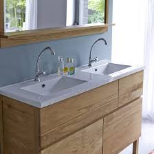 Meuble Salle De Bain En Bois De Chene Et Ceramique 120 Easy Tikamoon La Redoute Mobile 899 Meuble Salle De Bain Meuble Salle De Bain Ikea Salle De Bain Bois