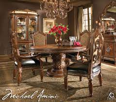 ₹ 12,000/ set get latest price. Michael Amini 5pc Villa Valencia Oval Dining Table Set