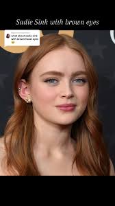 Sadie Sink Lazy Eye