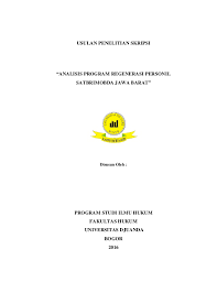 Usulan Proposal Penelitian