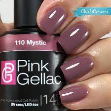 pink gellac mystic gel polish nail polish gel nail polish new nail colors