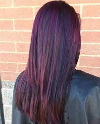 Mulberry Wine Hair Wine Hair Burgundy Hair Balayage Hair Dark