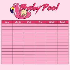 Some calendars are completely editable. 9 Best Printable Baby Pool Template Excel Printablee Com