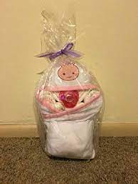 Amazon Com Diaper Gift Ideas For Girls Baby Shower Gifts For Girls Baby Shower Centerpieces Diaper Baby Girl Bath Bundle Handmade Products