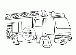 Fire Truck With Ladder Coloring Page For Kids Transportation Coloring Pages Printables Free Wuppsy Com Truck Coloring Pages Fire Truck Drawing Fire Trucks