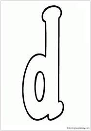Choose your favorite letter coloring page and start coloring. Lowercase Letter D Coloring Pages Alphabet Coloring Pages Coloring Pages For Kids And Adults