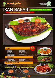 Check with this restaurant for current pricing and menu information. De Pauh Garden Ikan Bakar