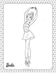 So here are 50 free printable barbie coloring pages to realize & enhance your kids creative side. Printable Ballerina Barbie Coloring Page