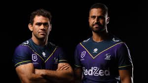 The melbourne storm 2021 away jersey is a fully sublimated jersey with embroidered melbourne storm and nrl logos. Melbourne Storm Jesse Bromwich And Dale Finucane Will Replace Cameron Smith As Captain At The Nrl Premiers