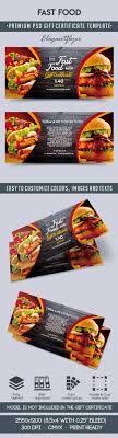 Learn more about giftcards.com for business » order business branded gift cards now » corporate (for orders over $10,000). Fast Food Premium Gift Certificate Psd Template By Elegantflyer