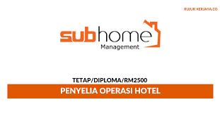 Uniclean health & hygiene sdn bhd. Jawatan Kosong Terkini Subhome Management Penyelia Operasi Hotel Kerja Kosong Kerajaan Swasta